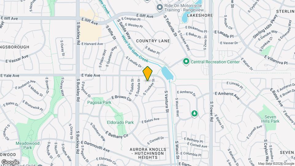 2738 S Telluride Ct Mapa y Detalles de la Ubicación