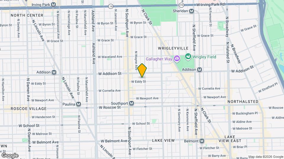 1306 Eddy W St, Unit 1 Map and Location Details