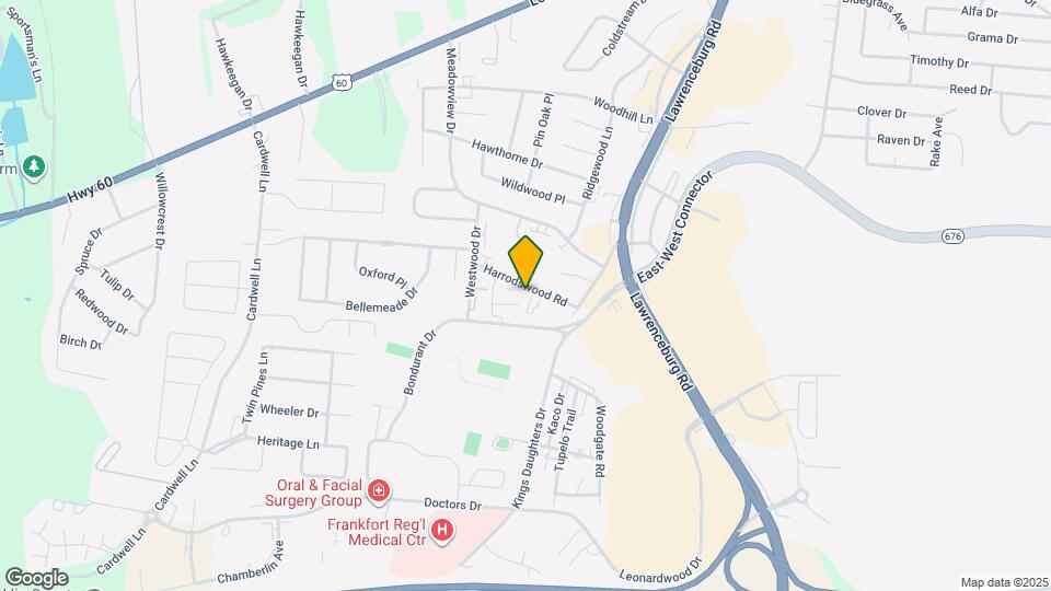 422 Harrodswood Rd Map and Location Details