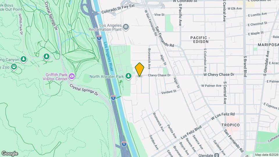 4424 Edenhurst Ave, Unit 1 Map and Location Details