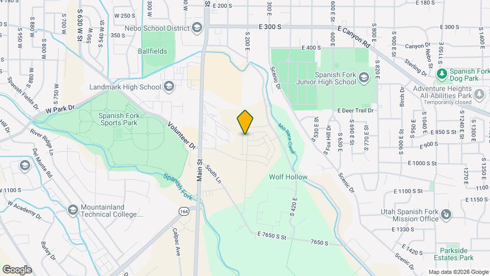 844 S 200 E Map and Location Details