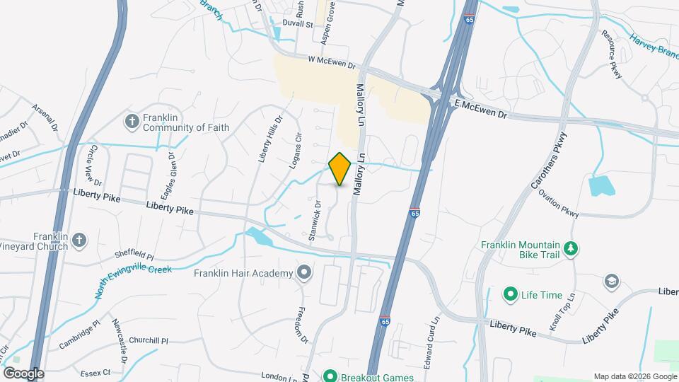 706 Huffine Manor Cir Map and Location Details