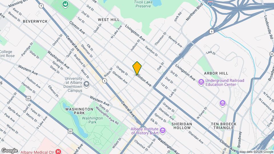 396 Clinton Ave, Unit 2 Map and Location Details