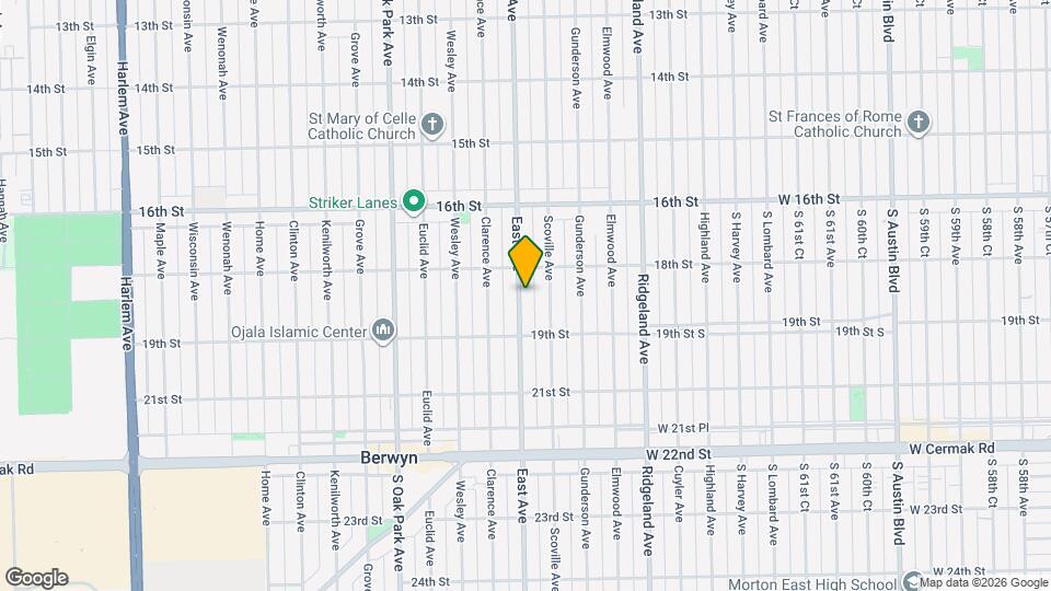 1819 East Ave Mapa y Detalles de la Ubicación