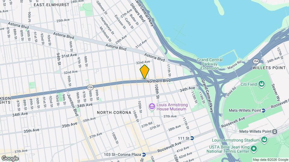 106-07 Northern Blvd Map and Location Details