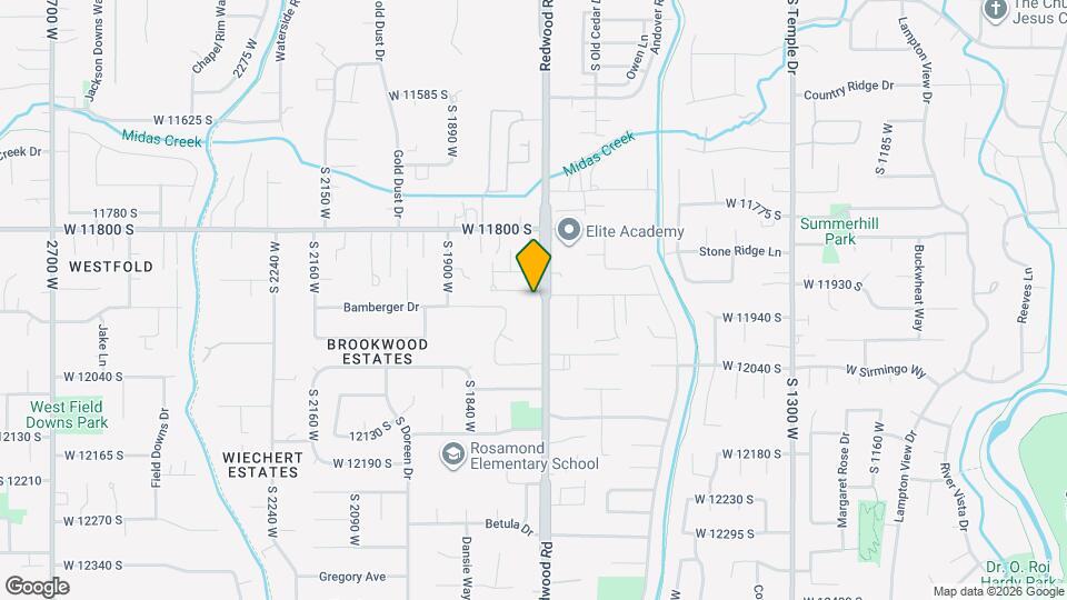 11920 S Redwood Rd Map and Location Details