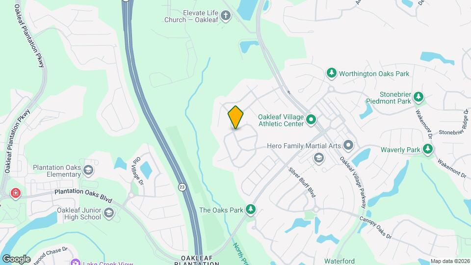 4123 Pebble Brooke Circle South Mapa y Detalles de la Ubicación