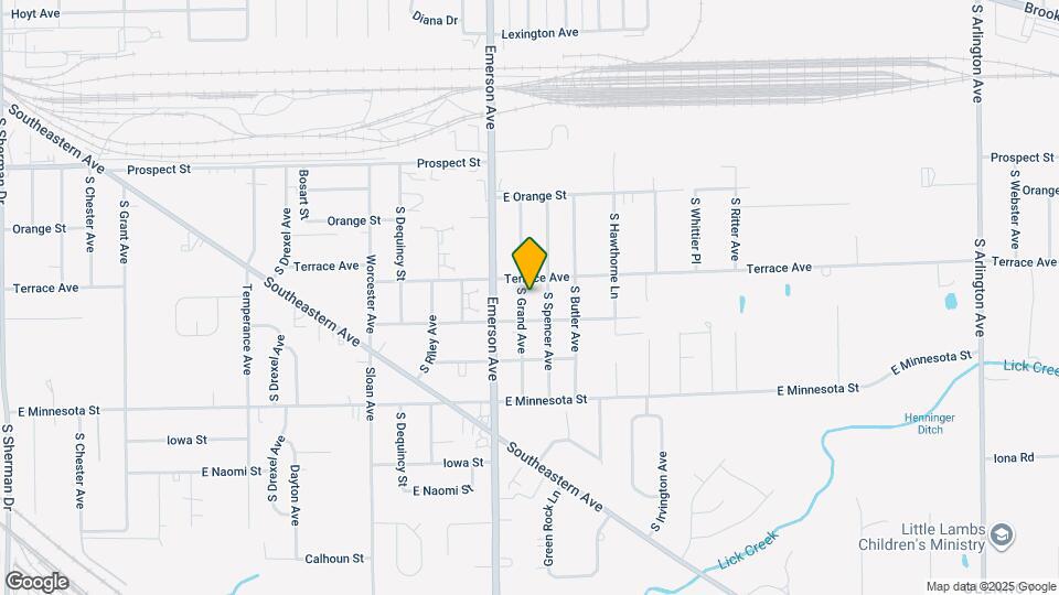 1449 S Leland Ave Map and Location Details