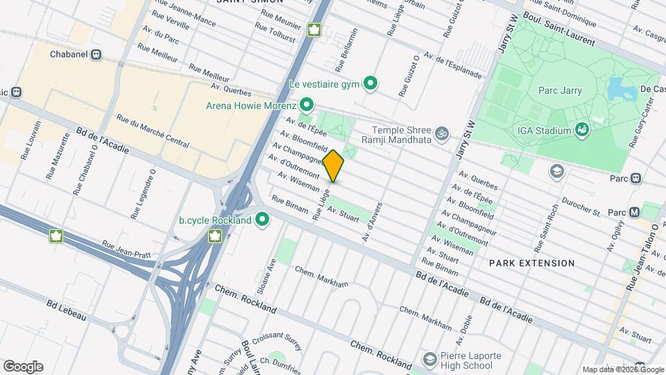 820 De Liège Rue O Map and Location Details