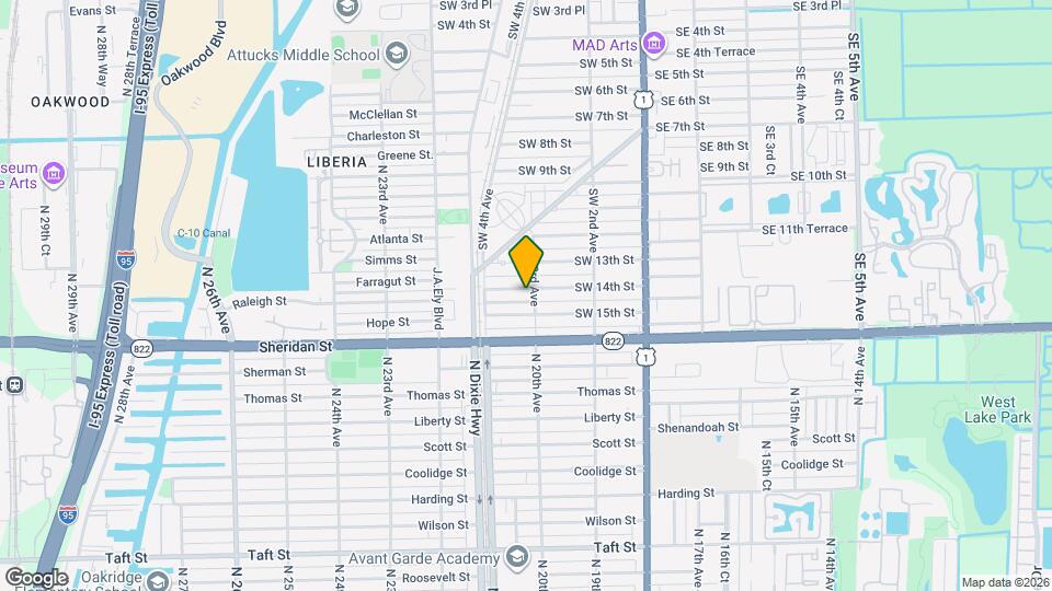 305 SW 14th St Mapa y Detalles de la Ubicación