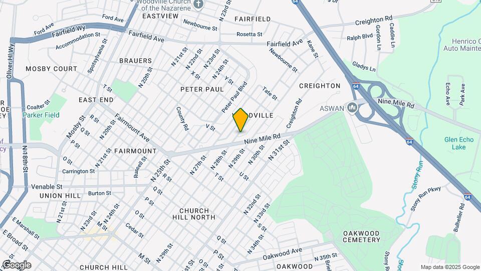 1619 N 28th St Mapa y Detalles de la Ubicación