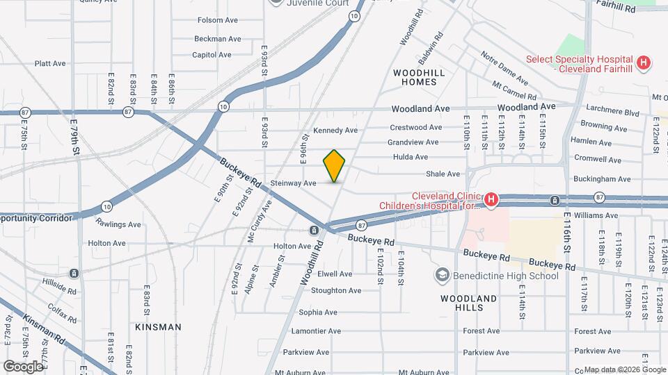 2724 Woodhill Rd Map and Location Details