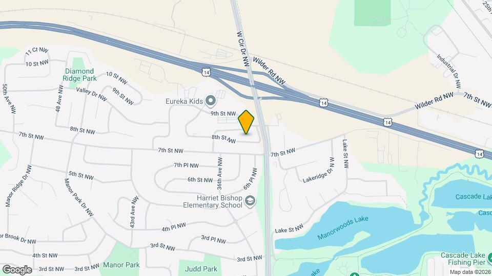 3539 8th St NW Map and Location Details