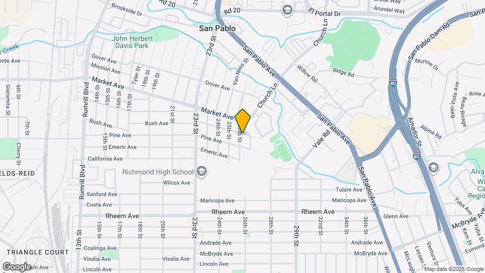 2606 Bush Ave Map and Location Details