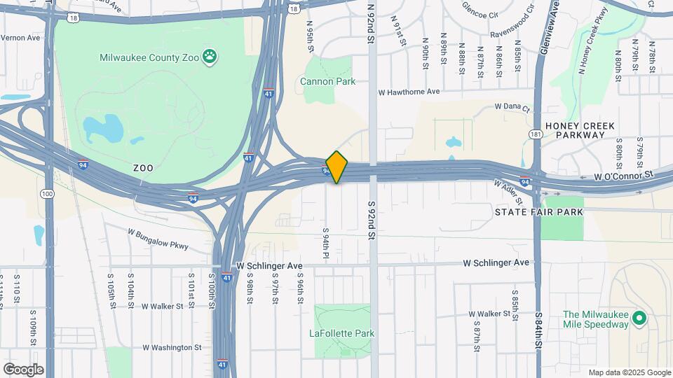 9407 W Adler St Map and Location Details