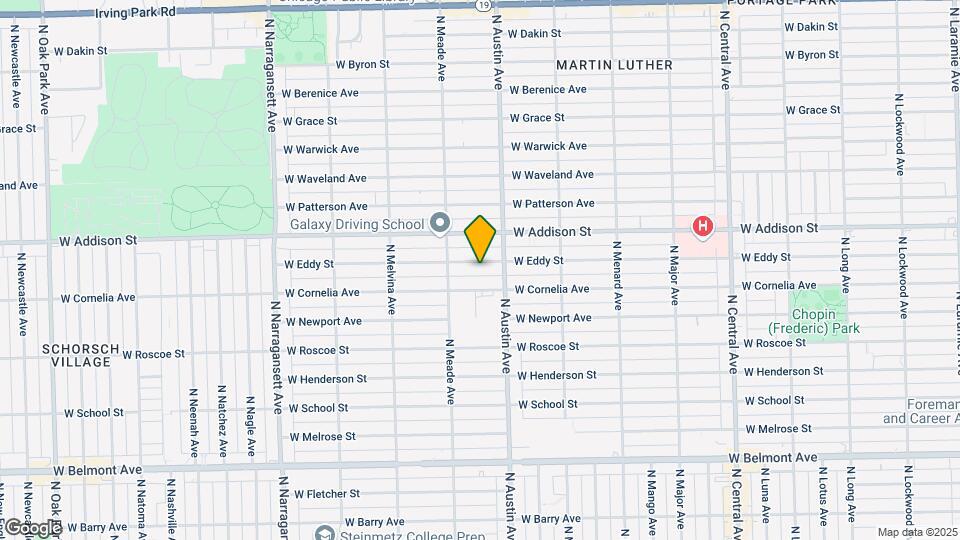 6025 W Eddy St Map and Location Details