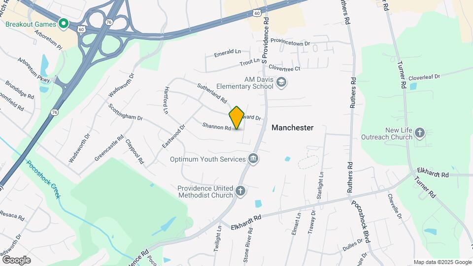 8411 Shannon Rd Map and Location Details