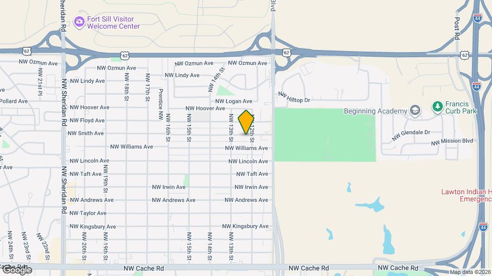 1206 NW Smith Ave Map and Location Details