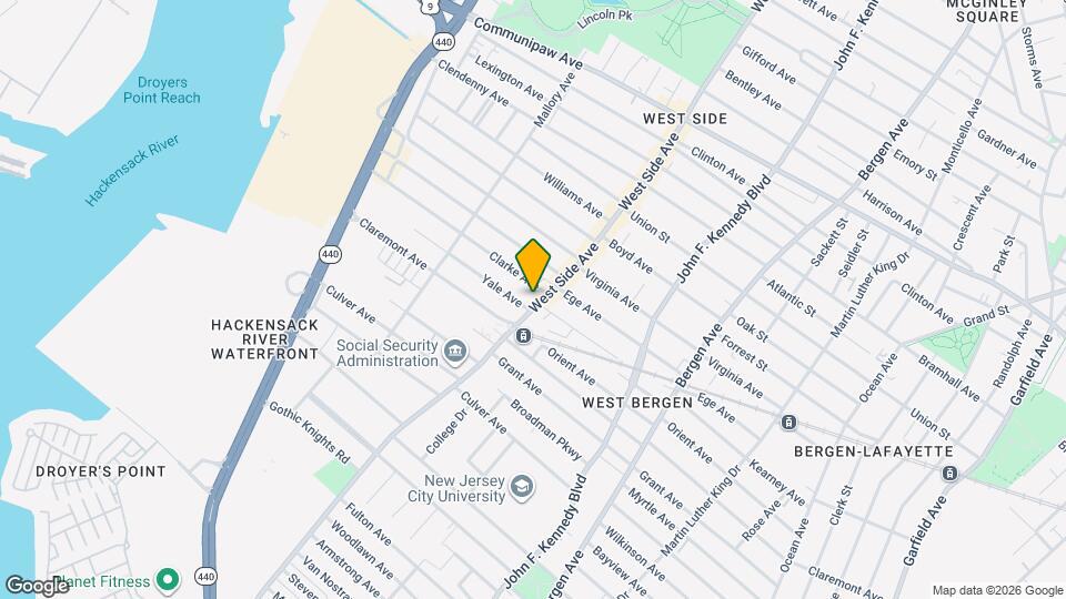 407 W Side Ave, Unit 1A Map and Location Details