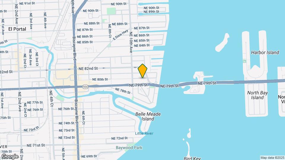 1080 NE 80th St Map and Location Details
