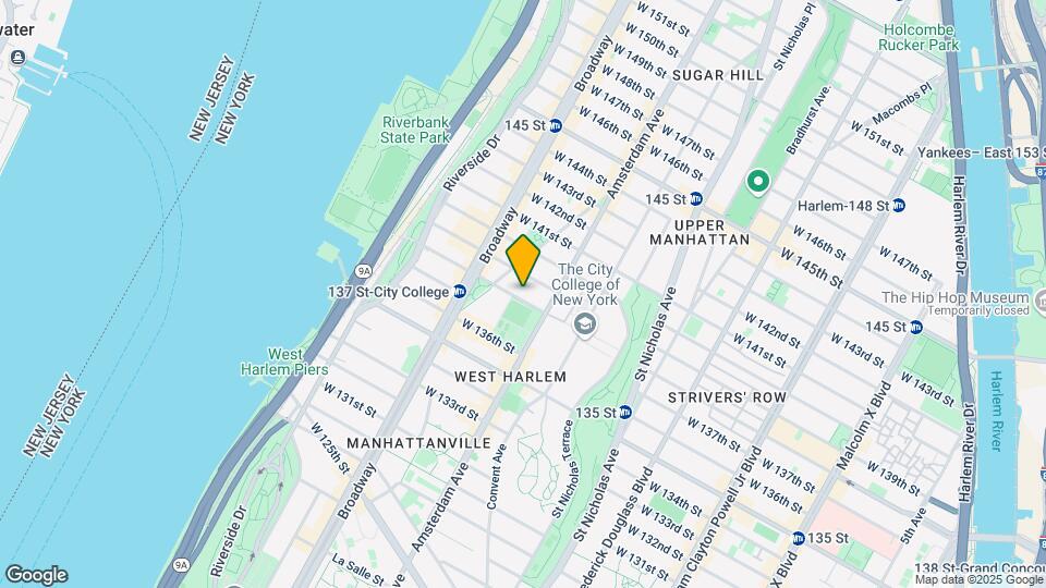 519 W 138th St Map and Location Details