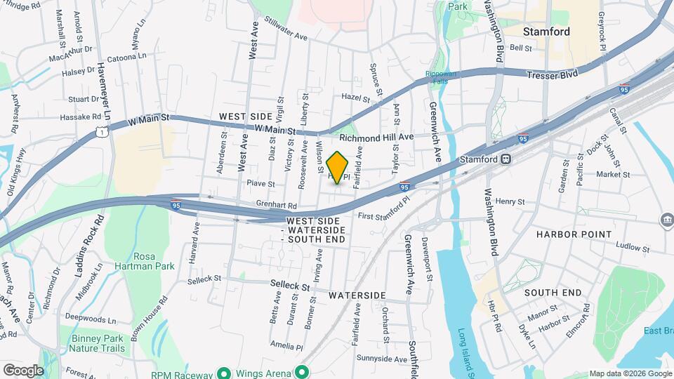 23 Madison Pl, Unit 1 Map and Location Details