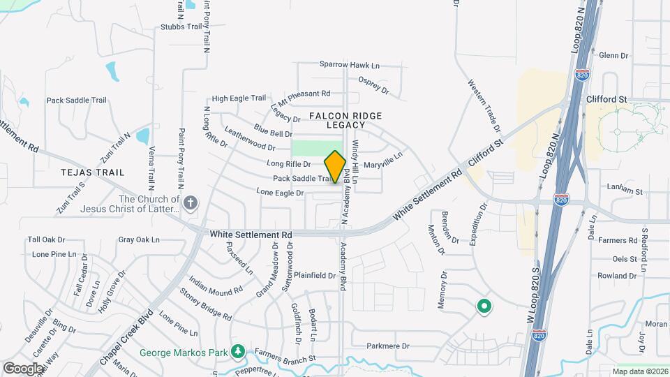 9908 Lone Eagle Dr Map and Location Details