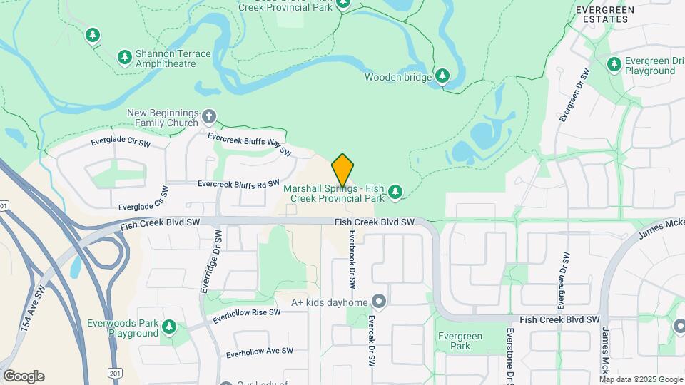Sanderson Ridge on Fish Creek Park Map and Location Details