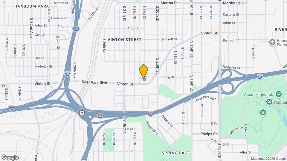 3124 S 21st St Map and Location Details