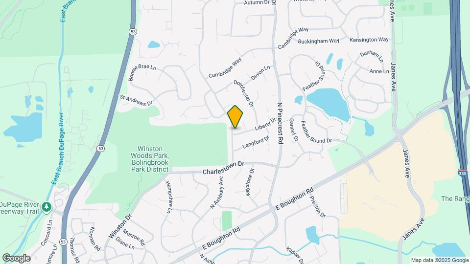 640 N Ashbury Ave Map and Location Details