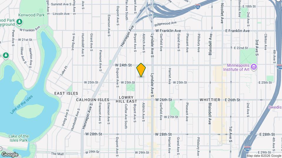 2446 Aldrich Ave S, Unit #301 Map and Location Details