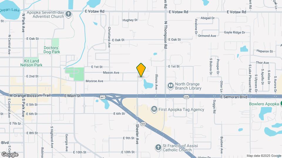 901 Monroe Ct Map and Location Details