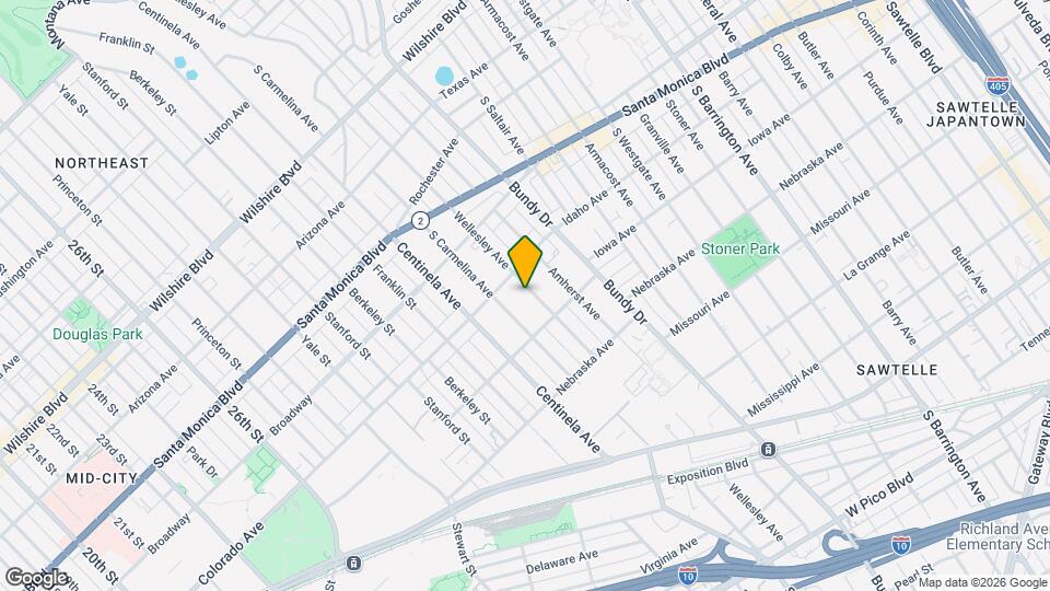 1625 Wellesley Ave Map and Location Details