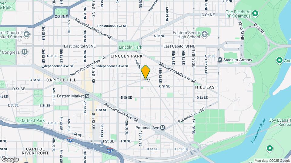1321 S Carolina Ave SE Map and Location Details