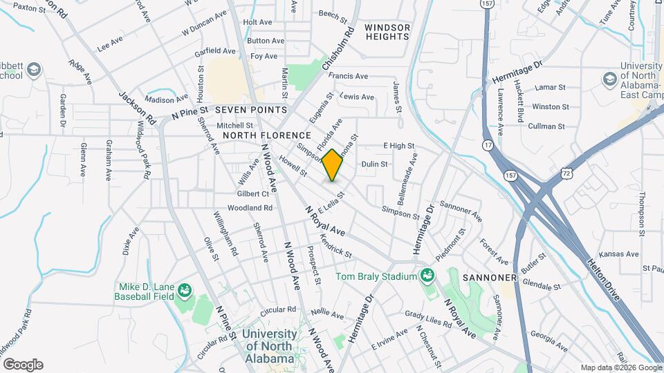 415 Howell St Map and Location Details