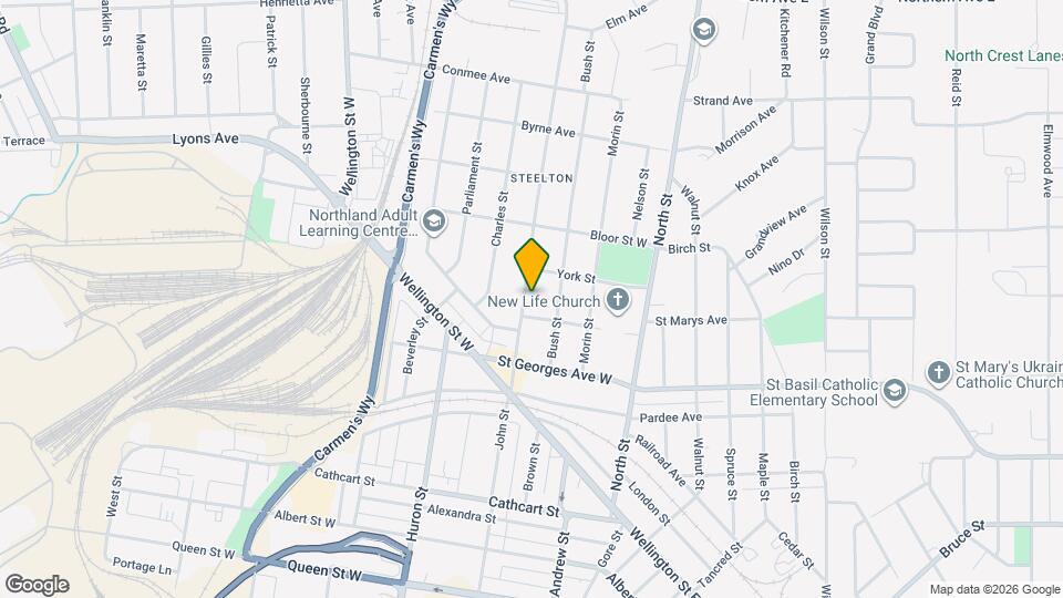 396 John St Map and Location Details