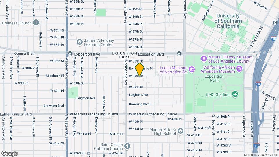 1222 W. 39th Map and Location Details