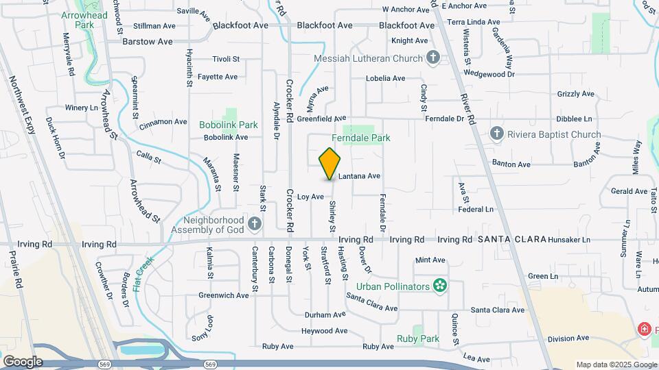 2822 Shirley St Map and Location Details