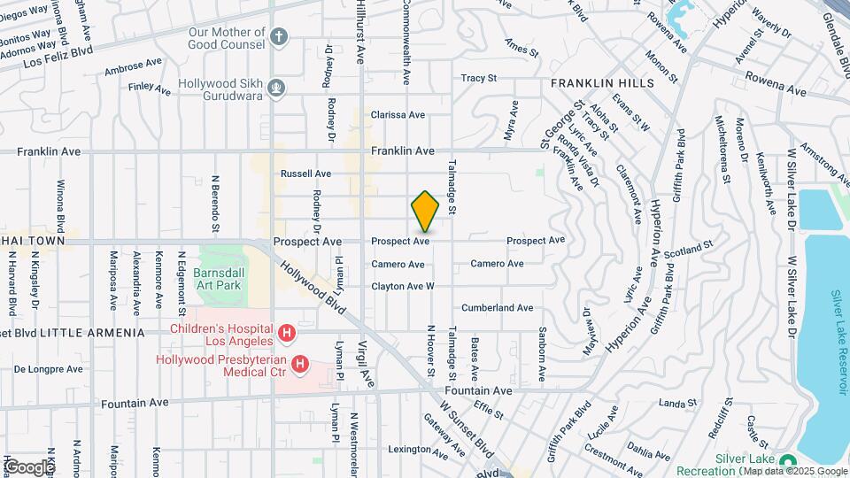 4337 Prospect Ave Map and Location Details