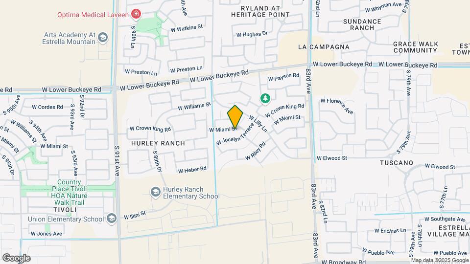 8613 W Miami St Map and Location Details