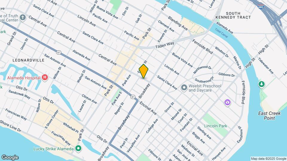 2514 Central Ave, Unit #D Map and Location Details