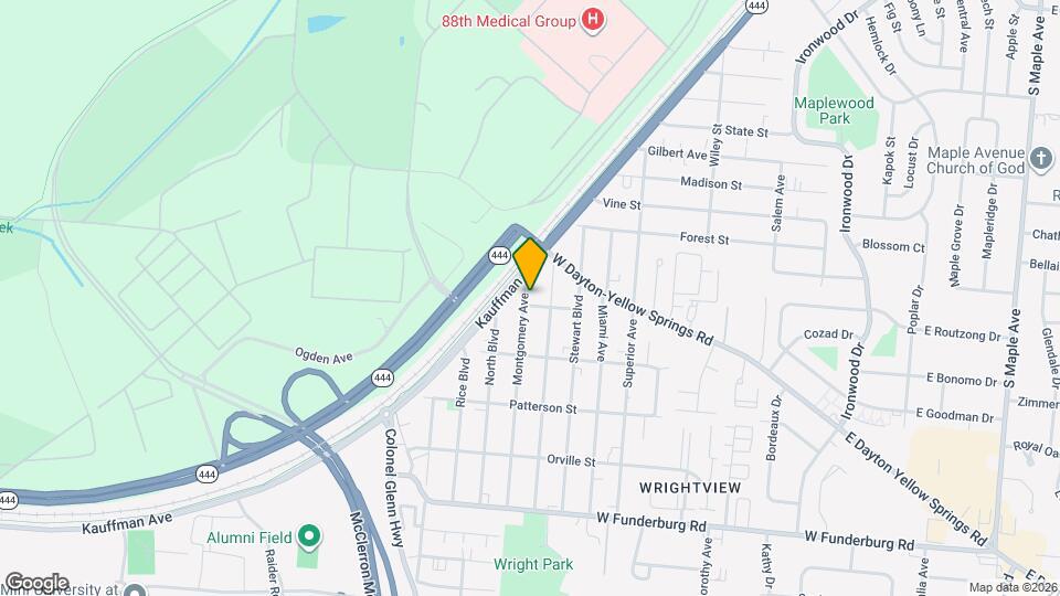 1574 Montgomery Ave Map and Location Details