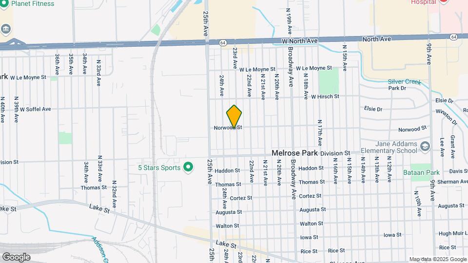 1542 23rd Ave Map and Location Details