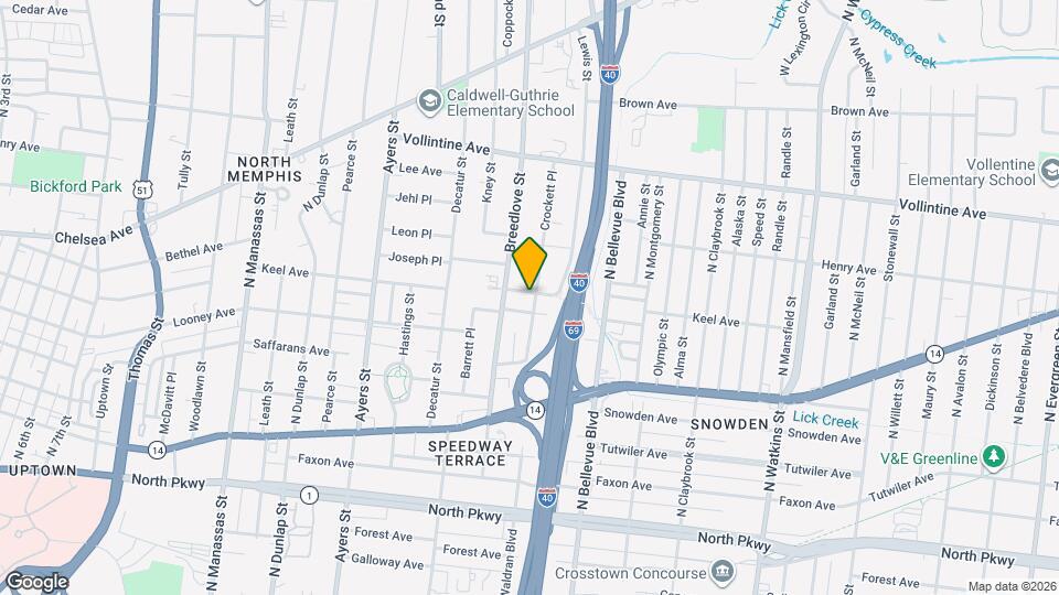 797 Crockett Pl Map and Location Details