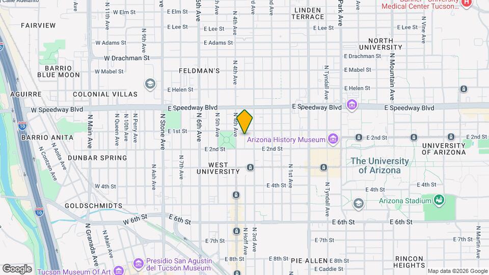 917 N Hoff Ave Map and Location Details