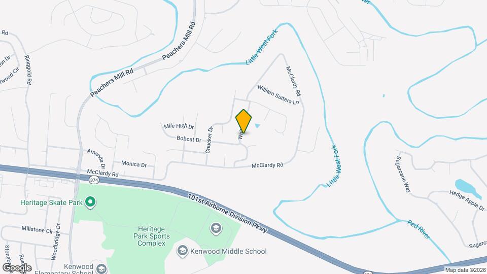 1347 Whitt Ln Map and Location Details