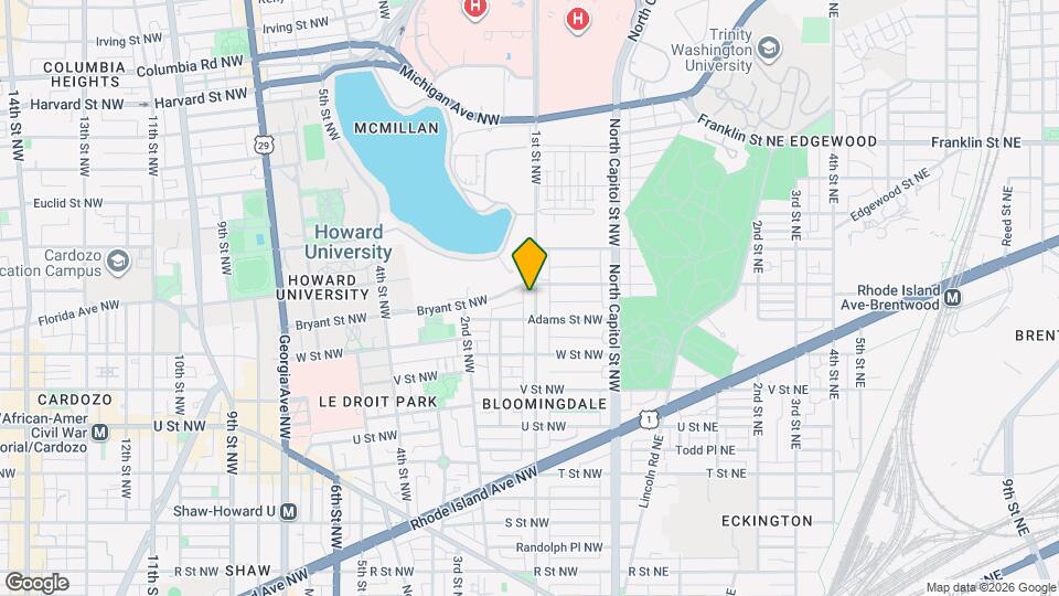 2322 1st St NW Map and Location Details