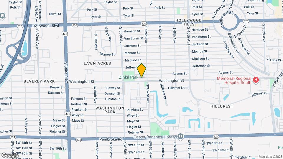 5221 Washington St Map and Location Details