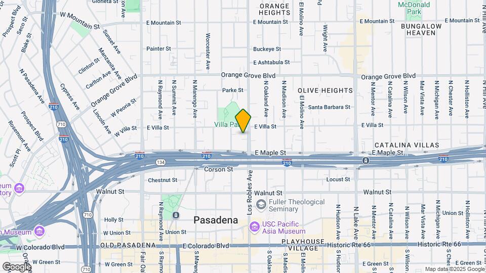 441 N Los Robles Ave Map and Location Details
