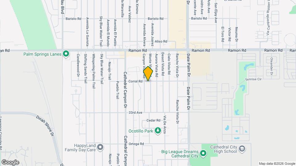 32525 Monte Vista Rd Map and Location Details